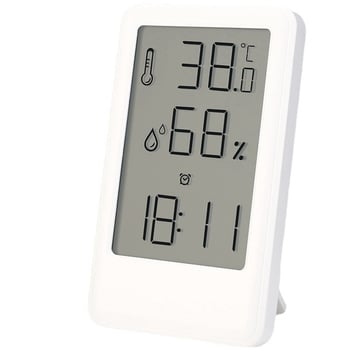 YIDA TIME 9032 Ceas cu LCD, alarmă, temperatură și umiditate, calendar – suport birou sau montaj pe perete