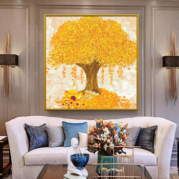 Set za križno šivanje: 2026 novi kineski stil, Drvo sreće za dnevni boravak