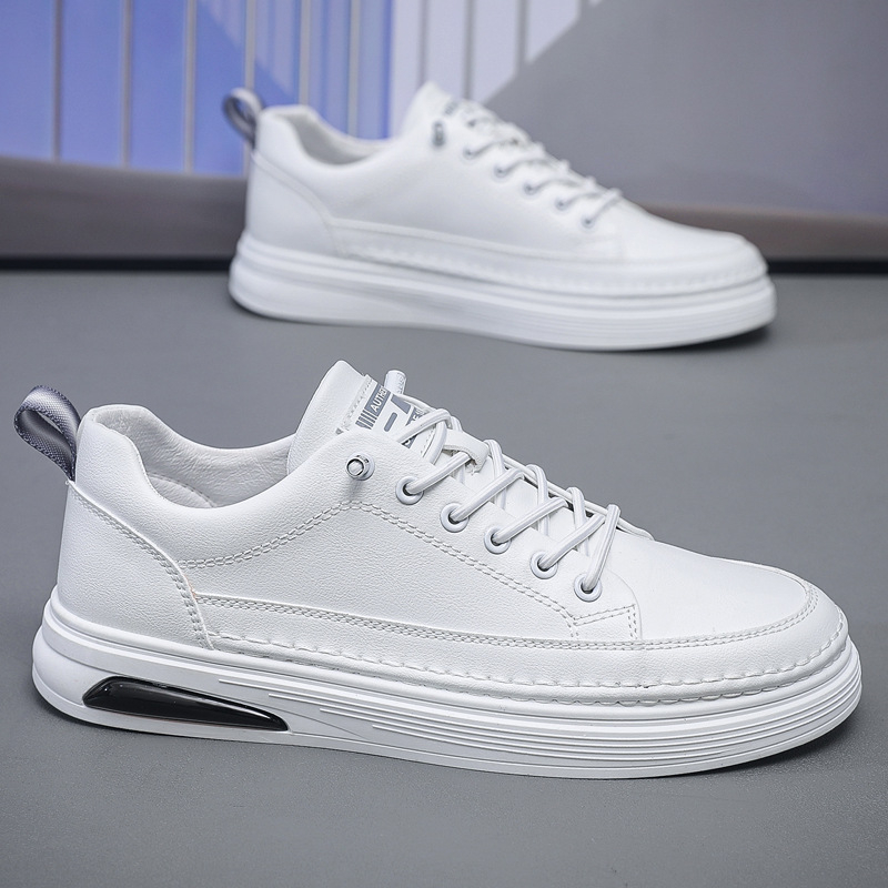 Ανδρικά loafers χωρίς κορδόνια από ανακυκλωμένο δέρμα - άνετα δερμάτινα παπούτσια για καθημερινή χρήση, με στρογγυλή μύτη, χαμηλό τακούνι, ελαφριά, για άνοιξη και φθινόπωρο