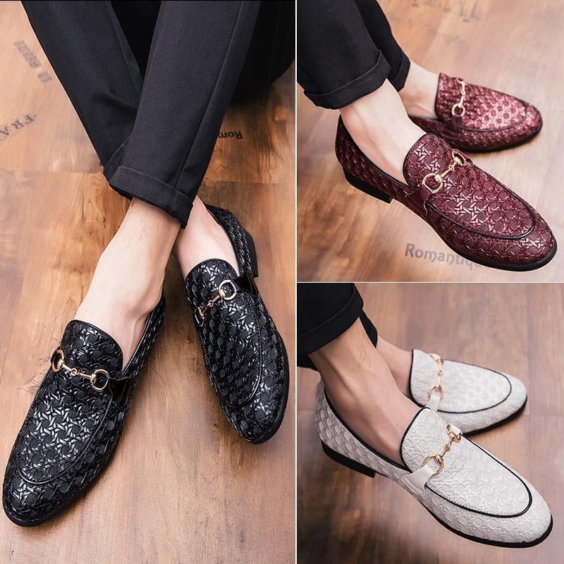 Muške kožne mokasine slip-on, velike veličine, okrugli vrh, prozračne, ljetne