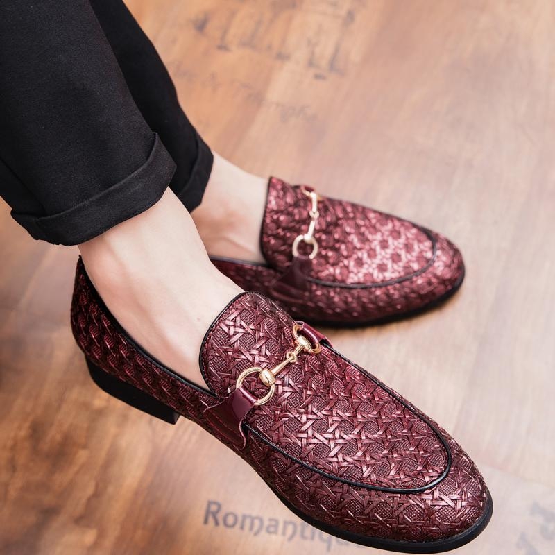 Muške kožne mokasine slip-on, velike veličine, okrugli vrh, prozračne, ljetne