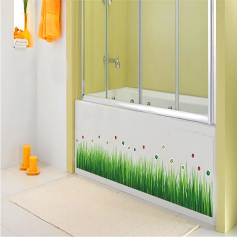 Autocolant decorativ detașabil pentru fundalul televizorului, decor pentru living și dormitor romantic, PVC colorat AY768