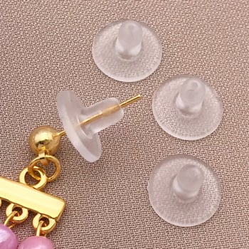 DIY nakit: dodaci za naušnice, silikonske stražnje kopče protiv ispadanja, prozirne plastične kapice