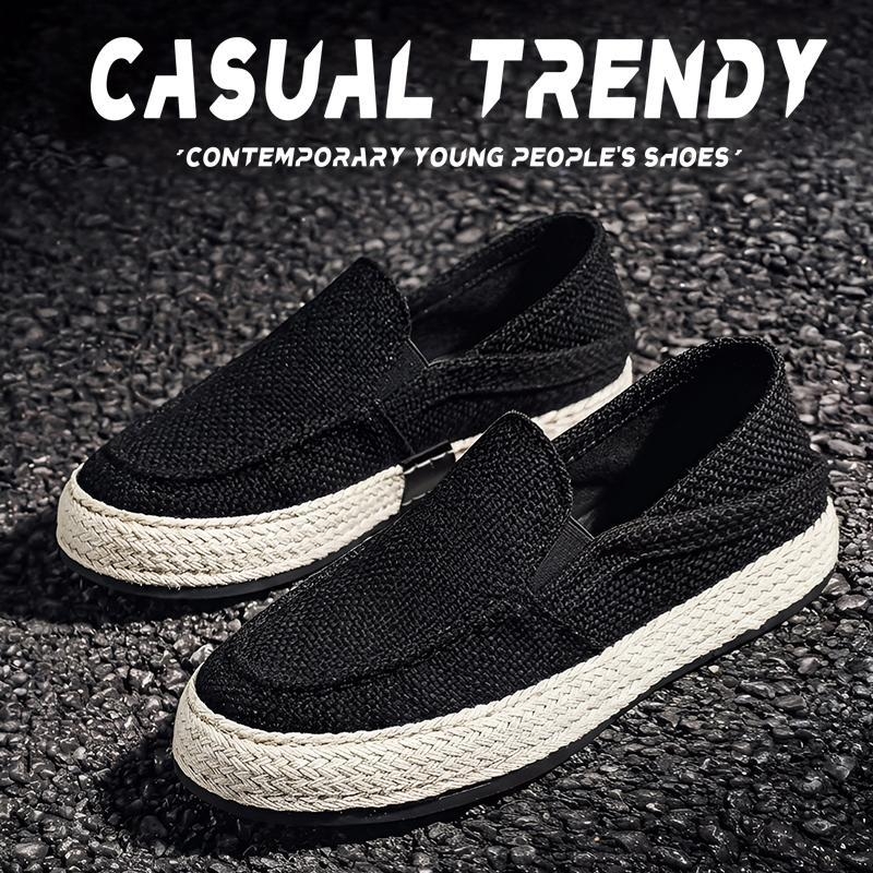 Ανδρικά παπούτσια Slip-On με διαπνεόμενο ύφασμα από δίχτυ, ελαφριά καλοκαιρινά παπούτσια, casual στυλ 2026