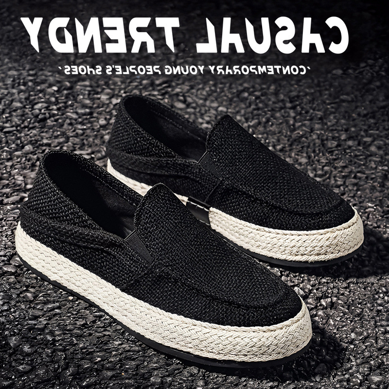 Ανδρικά παπούτσια Slip-On με διαπνεόμενο ύφασμα από δίχτυ, ελαφριά καλοκαιρινά παπούτσια, casual στυλ 2026