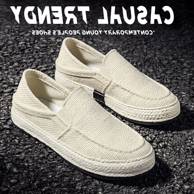 Ανδρικά παπούτσια Slip-On με διαπνεόμενο ύφασμα από δίχτυ, ελαφριά καλοκαιρινά παπούτσια, casual στυλ 2026