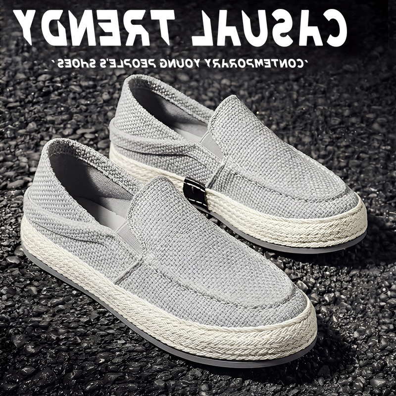 Ανδρικά παπούτσια Slip-On με διαπνεόμενο ύφασμα από δίχτυ, ελαφριά καλοκαιρινά παπούτσια, casual στυλ 2026