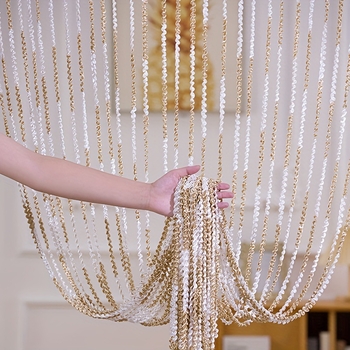 Bohemiai bojtos fonalfüggöny, 1x2 m, nappaliba és ajtóhoz