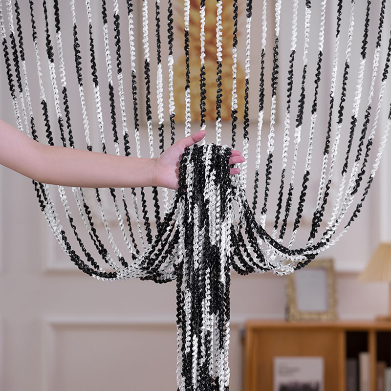 Bohemiai bojtos fonalfüggöny, 1x2 m, nappaliba és ajtóhoz