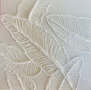 Minimalist alb, relief 3D, artă abstractă cu textură – peisaj pe pânză pentru pereții hotelului