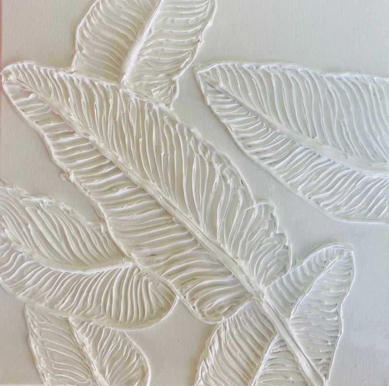 Minimalist alb, relief 3D, artă abstractă cu textură – peisaj pe pânză pentru pereții hotelului