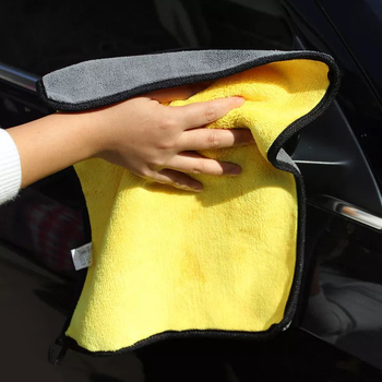 Dvostrana krpa za čišćenje automobila od koralnog pliša, 500 g/m², debela, moguć ispis logotipa