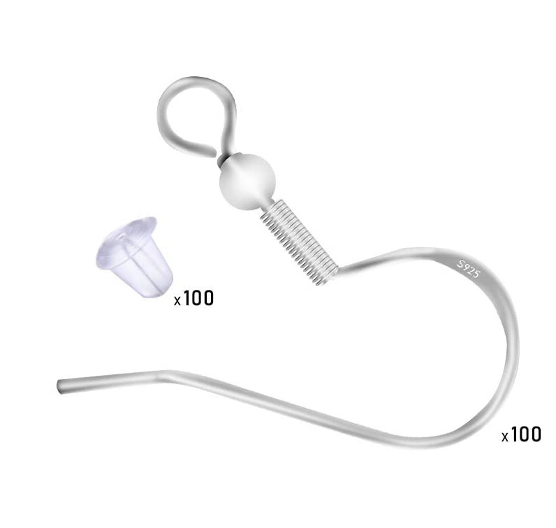 100 kom. kuka za naušnice – dijelovi za izradu naušnica DIY