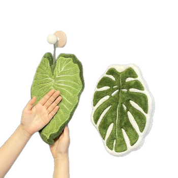 Висяща кърпа за ръце с мотив Calathea turtle leaf, дебела и абсорбираща, за баня и кухня