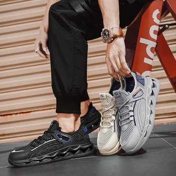 Flyknit muške mrežaste tenisice, prozračne ljetne casual obuće