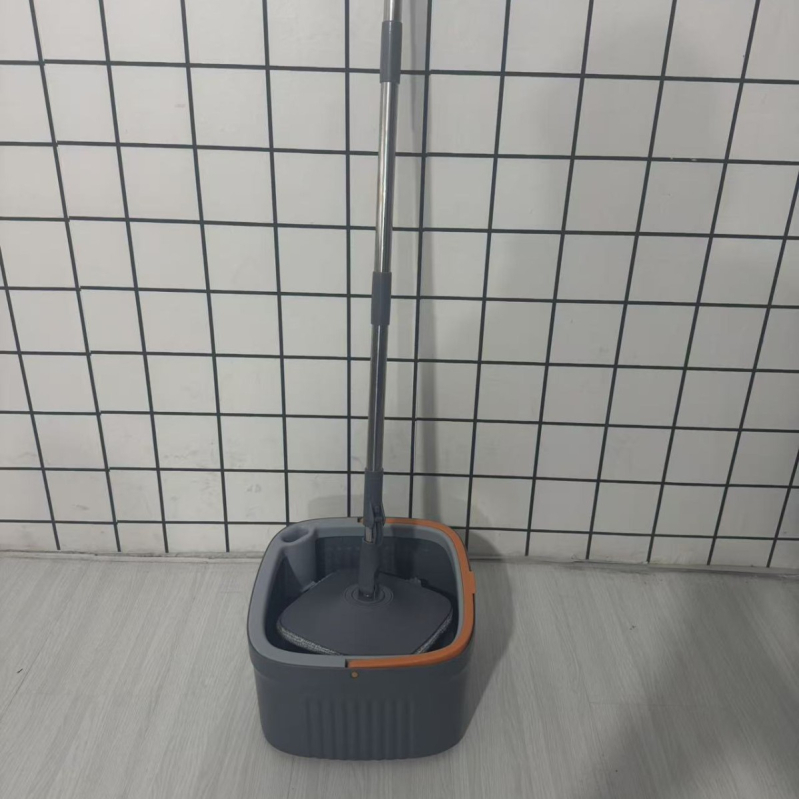 Kućni mop s dijeljenjem prljavštine, četvrtasti mop s kantom, čišćenje jednim potezom, bez dodirivanja rukama, upijajući ravni mop
