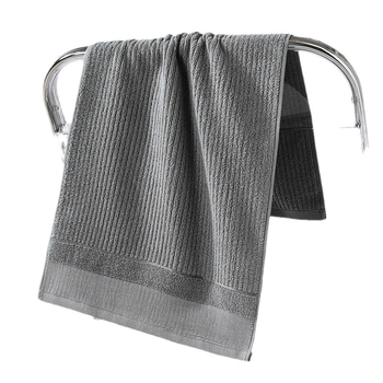 Személyre szabott 100% pamut törölköző, 34×74 cm, jacquard szövés, 32 szál, 100 g, arc- és testtörölköző, színek: kék, fehér, krém, szürke, lila