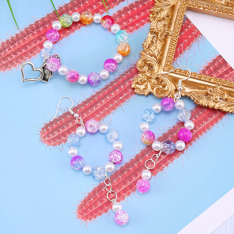 Set akrilnih perlica s puknućim uzorkom, 15 pretinica, za izradu naušnica i narukvica DIY nakit