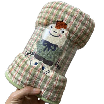 Prosop drăguț, gros, pentru baie și plajă, cu o absorbție mai bună decât bumbacul, nu lasă scame, pentru cupluri și copii, uscare rapidă, din fleece coral