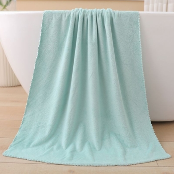 Prosop de baie și plajă din fleece coral, pentru bebeluși, copii și adulți; moale și foarte absorbant