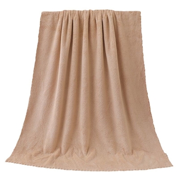 Prosop de baie și plajă din fleece coral, pentru bebeluși, copii și adulți; moale și foarte absorbant