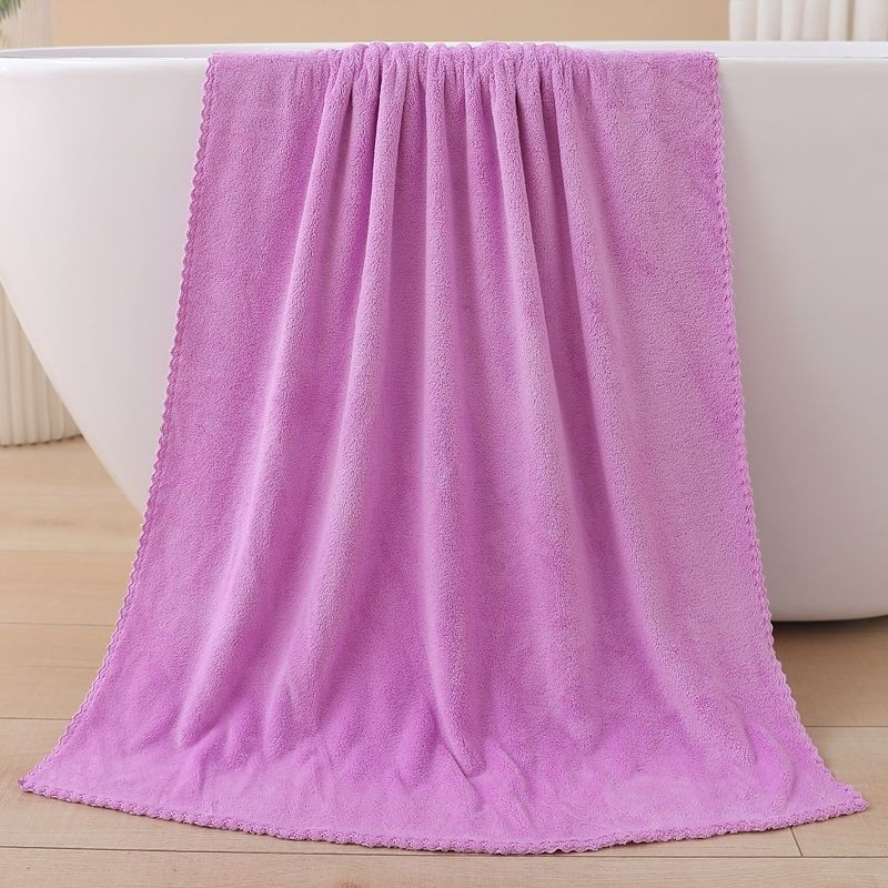 Prosop de baie și plajă din fleece coral, pentru bebeluși, copii și adulți; moale și foarte absorbant
