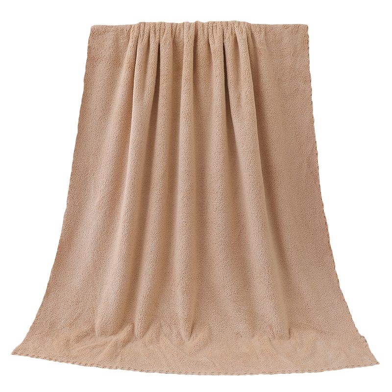 Prosop de baie și plajă din fleece coral, pentru bebeluși, copii și adulți; moale și foarte absorbant