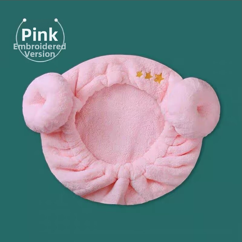 Detská čiapka na sušenie vlasov z korálového flisu, absorbentný turban pre deti, rýchloschnúci uterák, vyšívaná personalizácia