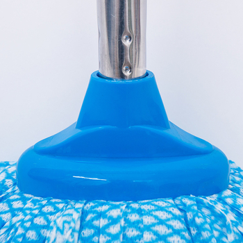 Fuya mop s plastičnom glavom i drvenom drškom, ovalna glava, spunlace tkanina, kućni absorbentni mop