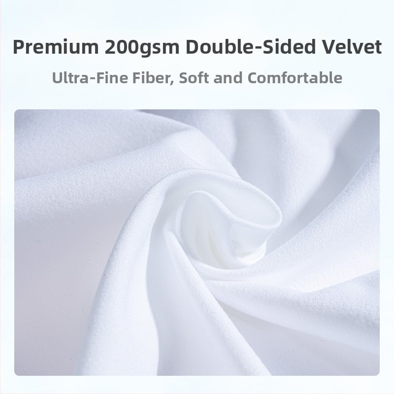 Vlastný rýchloschnúci mikrovláknový plážový uterák, obojstranný sametový potlač, oversize
