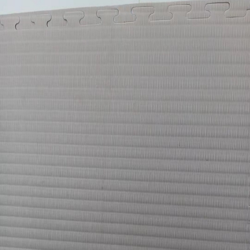 Interlock EVA taekwondo podloga s površinom uzorka slamnatog prostirke, 5 dijelova, dječja pjena podloga za dvoranu borilačkih vještina i igralište, prilagodljiva