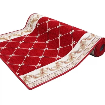 Χαλί Jacquard για διαδρόμους ξενοδοχείων, μακρύ λωρίδα για οικιακή χρήση σε σαλόνι και κρεβατοκάμαρα, αντιολισθητικό χαλάκι εισόδου με πλήρη κάλυψη, προσαρμοζόμενο μέγεθος