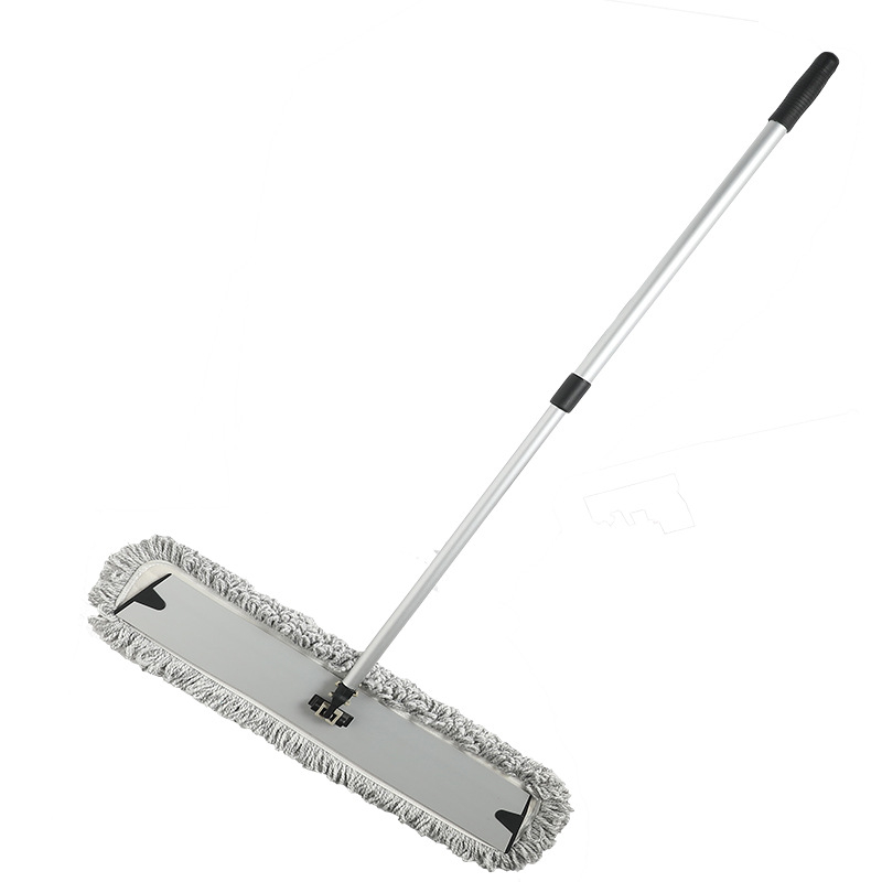 Profesionalni ravni mop s teleskopskom aluminijskom šipkom i aluminijskom pločom