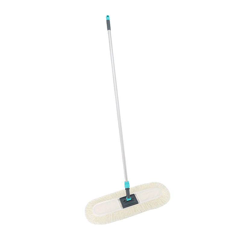 Sklopiva ravna metla od pamučnog vlakna, 60 cm, komercijalna upotreba, zamjenjiva glava mopa