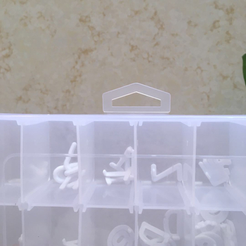 Prozirna plastična kutija za pohranu pisama, 36 pretinaca, odvojiva