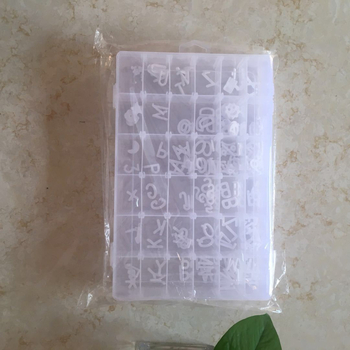 Prozirna plastična kutija za pohranu pisama, 36 pretinaca, odvojiva