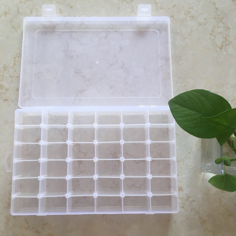 Prozirna plastična kutija za pohranu pisama, 36 pretinaca, odvojiva