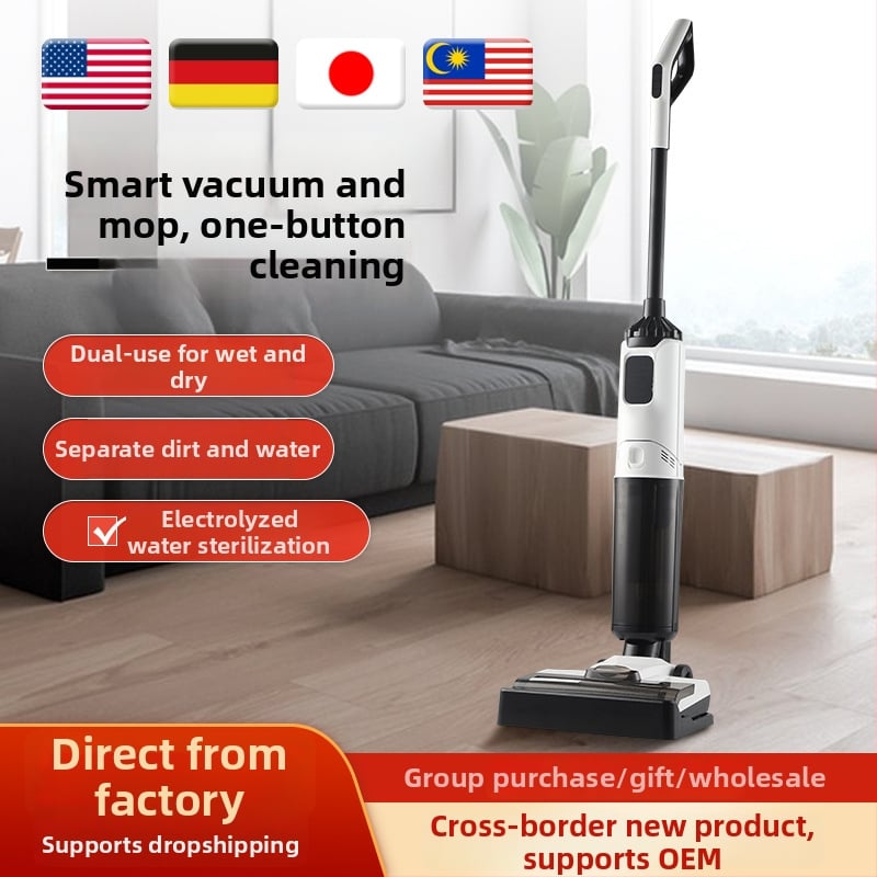 Greenhome GHA-T8 3-in-1 bezdrôtový robotický čistič: vysávanie, mopovanie a umývanie podláh