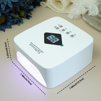 Нова S10 30 LED лампа за нокти, 120W, зареждаща, сушене на гел лак и интелигентен сензор