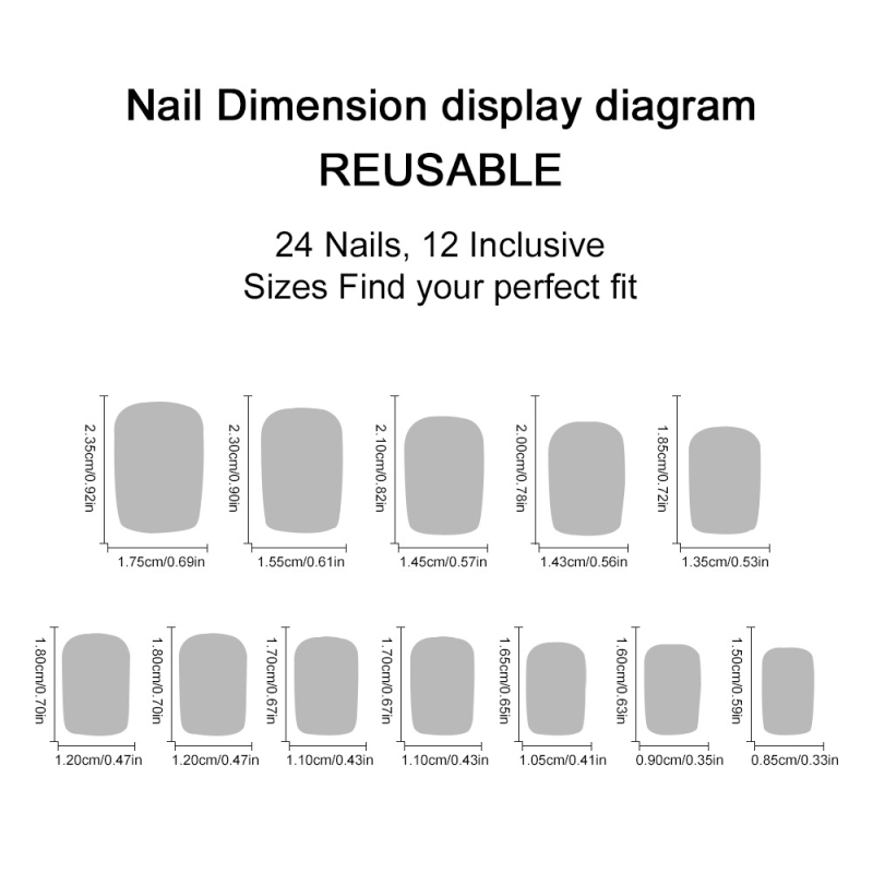 Kvadratno bijeli nokti u francuskom stilu s 3D smolom cvjetova i perlama, uklonjive naljepnice za nokte