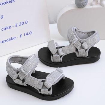 Dječje ljetne mrežaste sandale za plažu, unisex, lake, protuklizne, s Velcro kopčom, za plažu