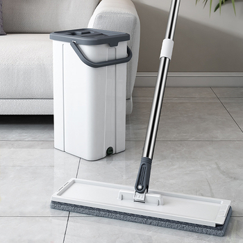 Dongfang Liangjie 40 cm široki plosnati mop s bezdotnim stiskanjem – kućni set