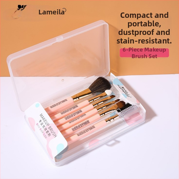 Lamella 6-dielny set štetcov na líčenie pre začiatočníkov, model L0965
