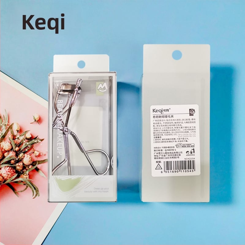 Keqi KQ1054 Kleštičky na mihalnice z nerezovej ocele, pre začiatočníkov, prispôsobia sa tvaru očí, jednoduchý a elegantný dizajn
