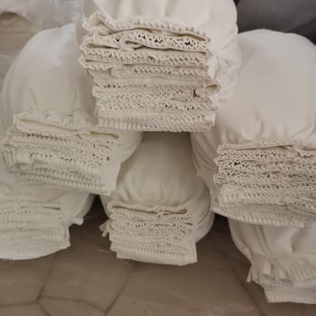 Mâneci din piele albe pentru bucătărie, protecție groasă pentru industrie alimentară și hoteluri