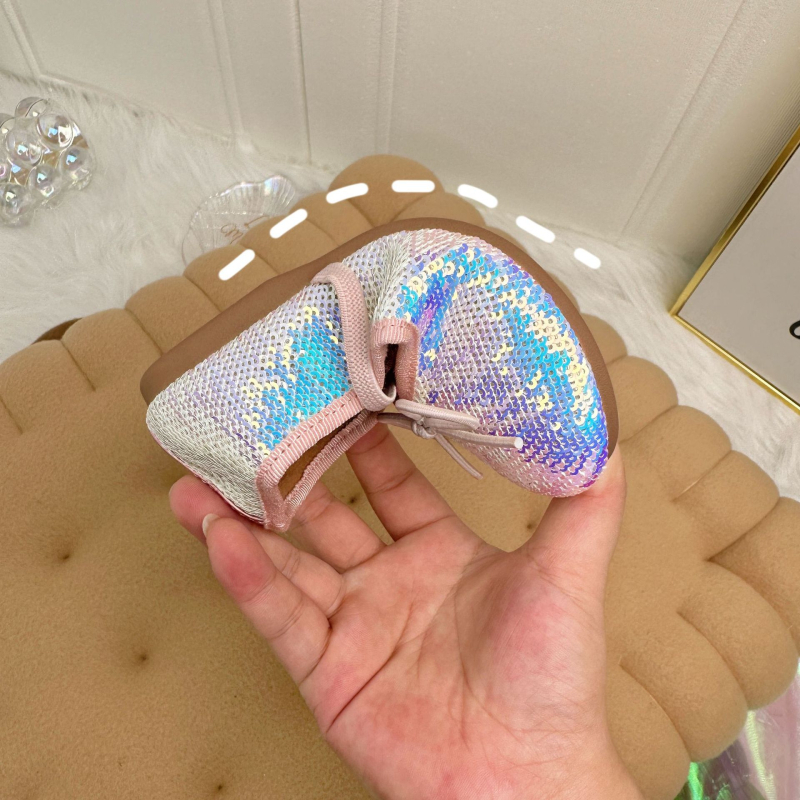 Dječje baletne cipele za princeze s mekom potplatom, šljokice, ravne cipele, Elsa morska princesa stil 2026