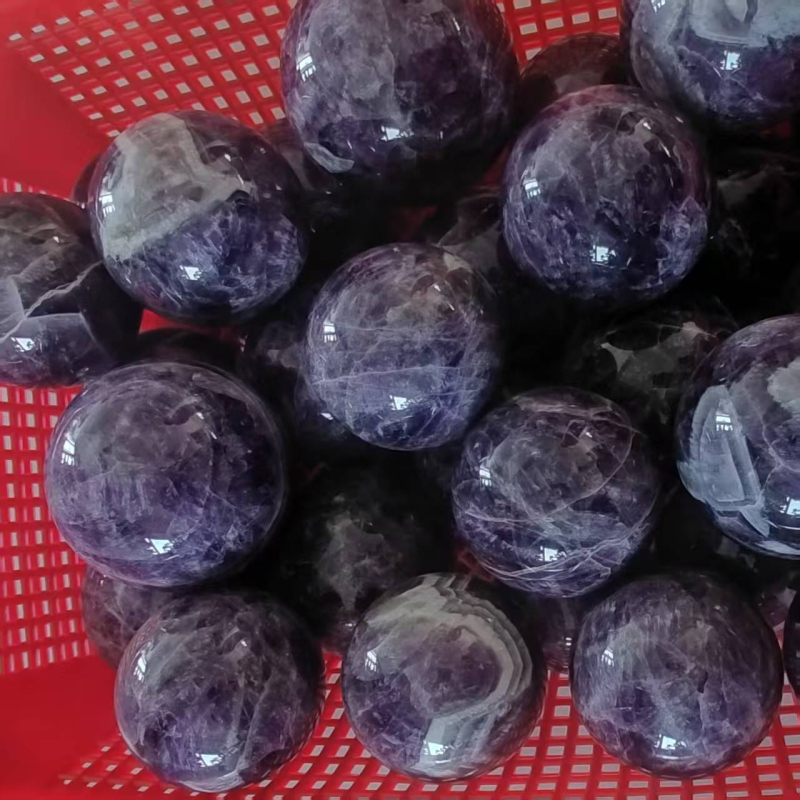 Polirane prirodne ametist kristalne kugle za kućnu dekoraciju i energiju Feng Shui