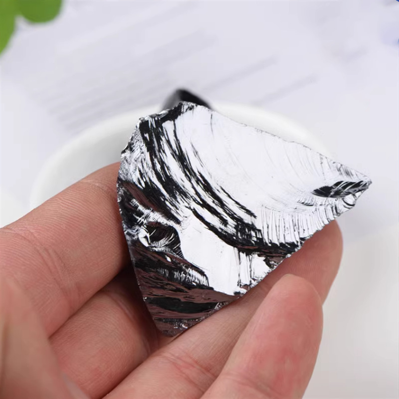Prirodni terahertz sirovi kamen, ukrasni ornament za rezbarenje, mineralni uzorak kristala, komadi od 100 g (2–5 komada)