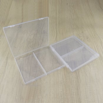 Prozirna plastična kutija PP za uredski pribor, kartice i perlice; kutija za skladištenje i prikaz uzoraka metalnih dijelova; dodaci za ribolovni pribor