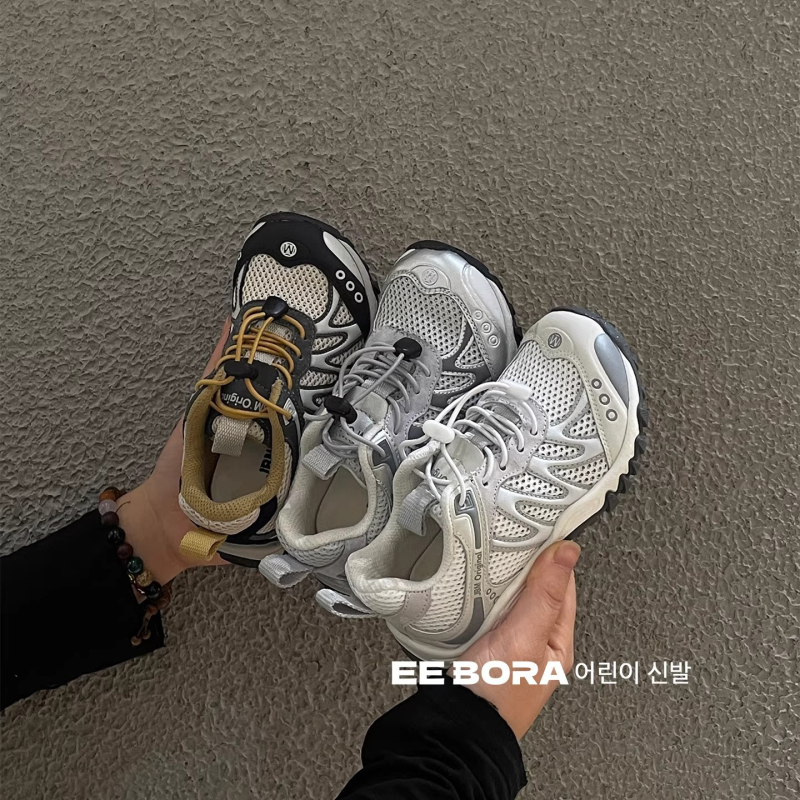 Dječje tenisice za proljeće 2026, prozračne casual dad sneakers s mango-toe dizajnom za dječake i djevojčice